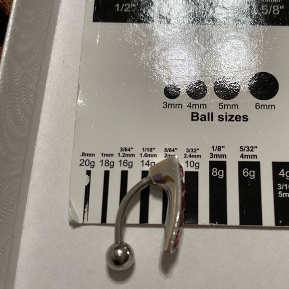 Pink belly button ring duo - Picture 13 of 13